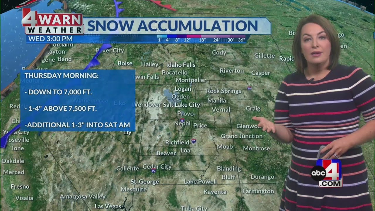 Increasing clouds, showers and cooler temperatures Wednesday night ...