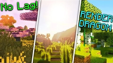 Render dragon shader on mcpe 1.18 and 1.19