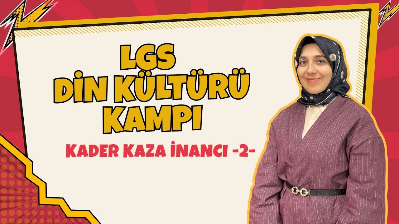 LGS’DE ÇIKMA GARANTİ KONU! İrade–Kader–Kaza EN NET özet! PART -2