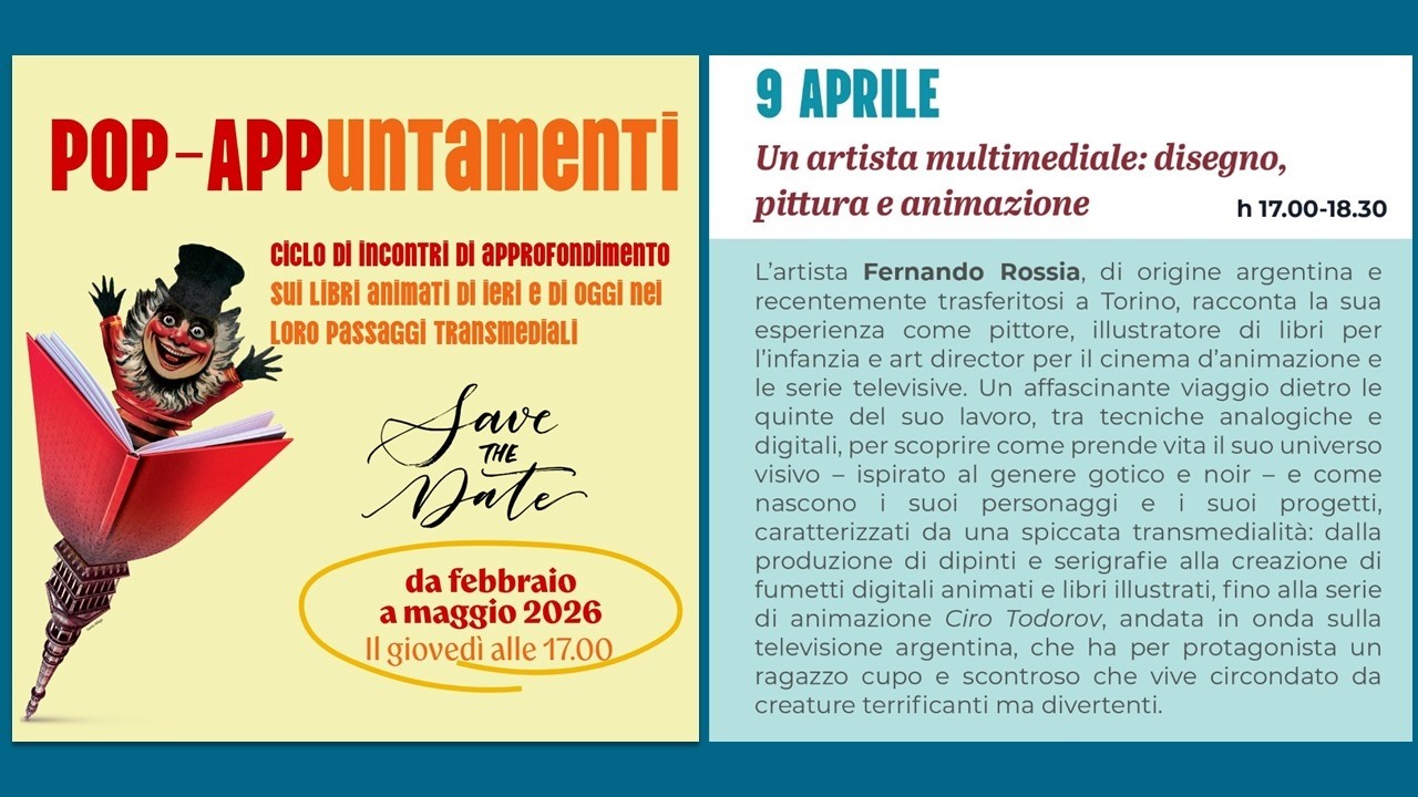 9 aprile 2026 - Un artista multimediale: disegno, pittura e animazione