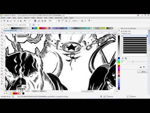 Inverter cores no Corel DRAW  Máscara de cor de bitmap