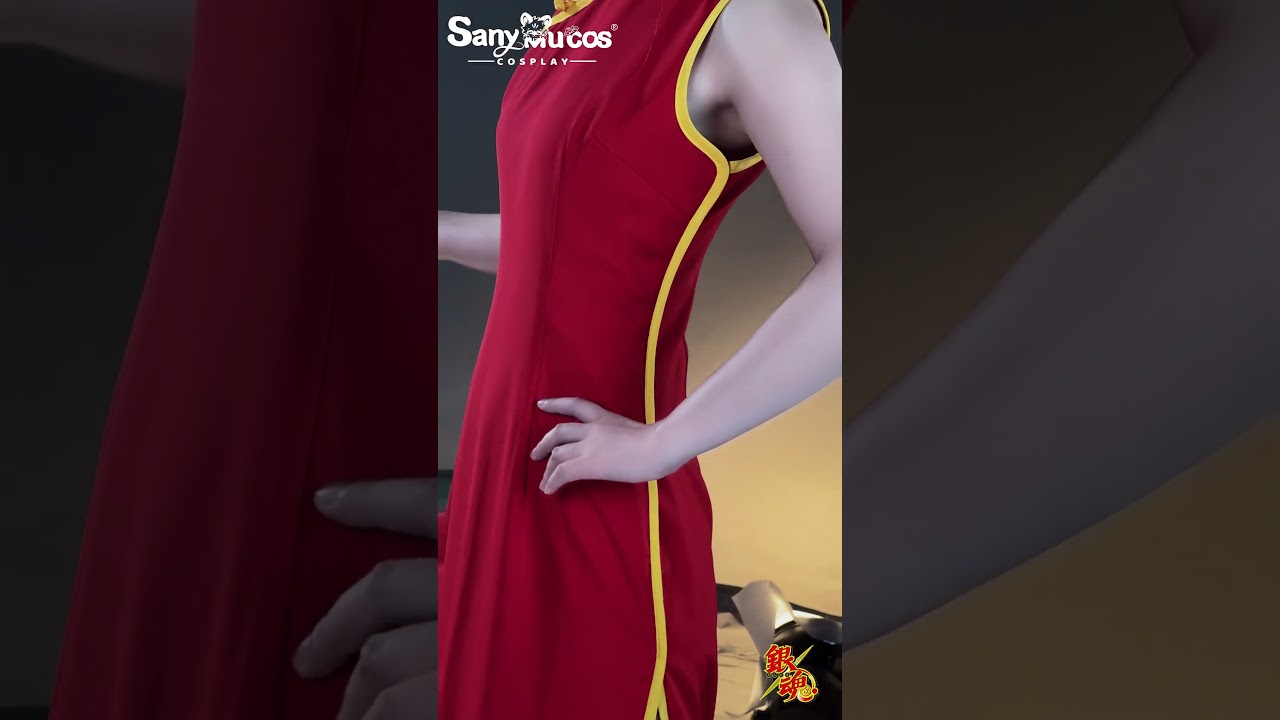 🍚Gin Tama Cosplay Kagura Sleeveless Cheongsam  Cosplay Costume showcase#sanymucos #gintama  #cosplay