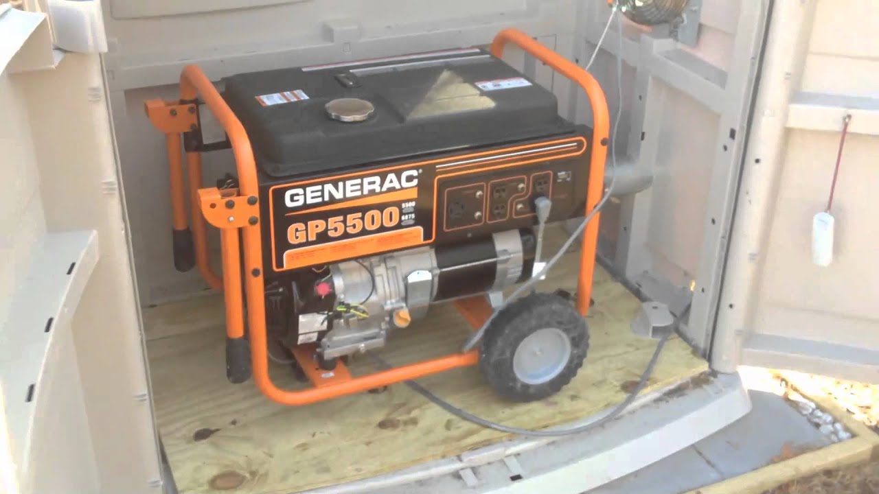 homemade portable generator enclosures