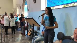 Video thumbnail of "Verbum Panis - JU Oliveira ( Missa de Páscoa 2019)"