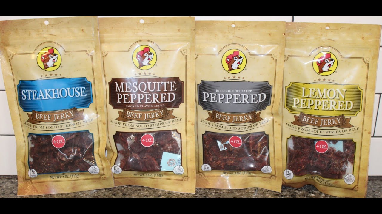 Buc ee s Beef Jerky Smokehouse Mesquite Peppered Peppered Lemon Buc ee s Beef Jerky Smokehouse Mesquite Peppered Peppered Lemon