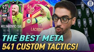 THE BEST *RAT* RANK 1 META 541 FORMATION & CUSTOM TACTICS FOR FIFA 23 ULTIMATE TEAM