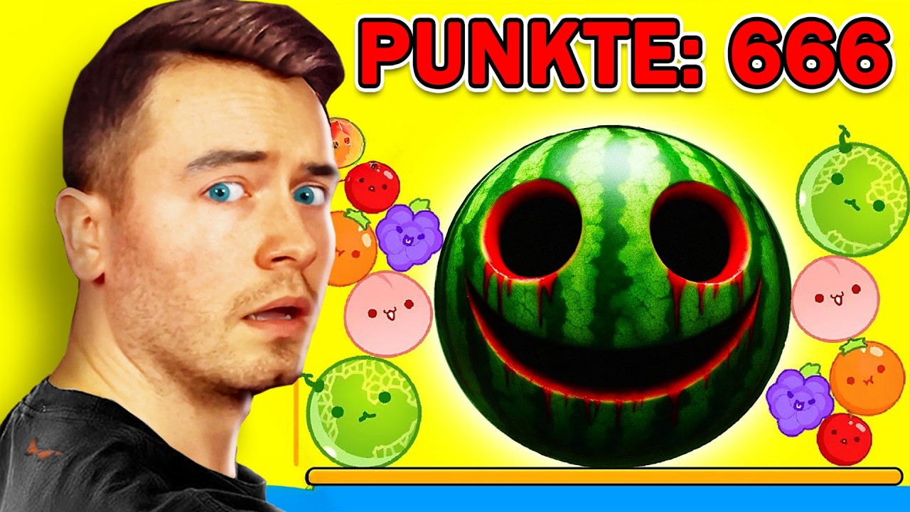 SPIELE niemals das WASSERMELONEN Spiel...🍉