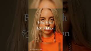 Famous Net Worths Of Famous Celebrities✨ Part_01 #viralshorts #shorts #arianagrande #kyliejenner #celebfun Wealth