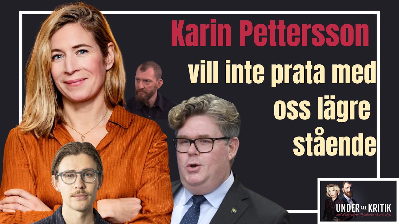 Karin Pettersson vill inte prata med oss lägre stående
