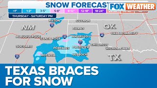 Thanksgiving Storm Looms: Texas Panhandle Could See Potentially Major Snowstorm