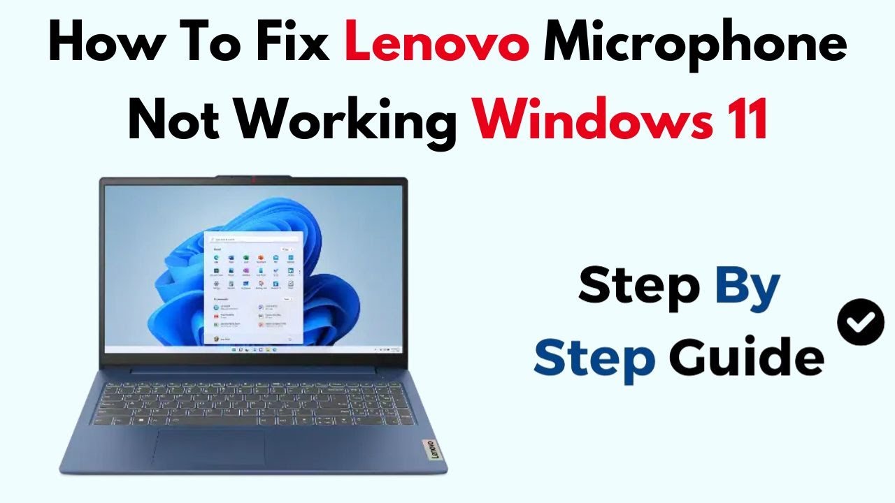 How To Fix Lenovo Microphone Not Working Windows 11 - YouTube