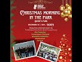 Christmas morning in the park 2023