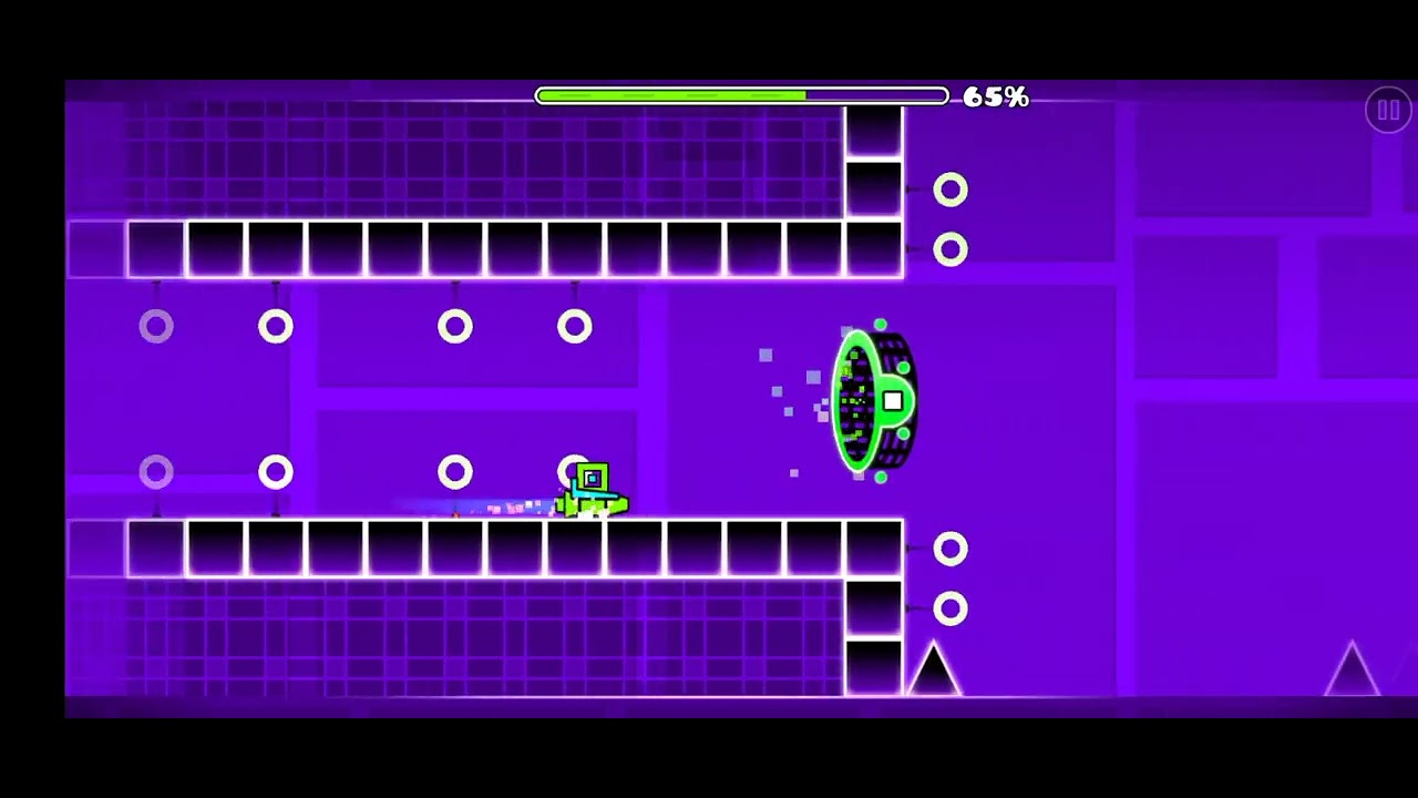 geometry dash level 2 - YouTube