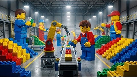 How LEGO Bricks Are Made | Inside a LEGO Factory 