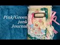 Pretty girly junk journal  completed flip through