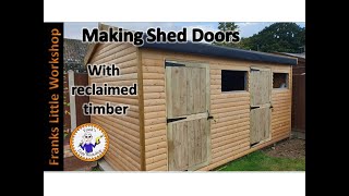 Making Shed Doors, from reclaimed timber.
Welcome back to my workshop 😁
In todays video i show you how I made a set of re-claimed timber doors for my shed build.
These were made from some old decking that was recently given to me to see if i could make use of.
All i need to do now is get some treatment on them before they decide to rot away 😁
I hope you enjoy the video, and possibly pick up some hints and tips.
If you liked it please hit the like button 👍 , possibly share it with your social media friends and even subscribe to my channel (it all helps my channel a lot.... and its free to do 😁.
Thanks for watching 😁👍
#frankslittleworkshop #diy #shedbuild #buildashed #reclaimedtimber #reclaimtheline #repurposed #sheddoors #howtomake #woodworking #gardenbuilding #gardenproject #halflapjoints #moneysavingtips #frankwilliams Making Shed Doors, from reclaimed timber.