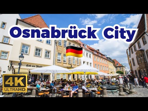 4k Germany City Osnabrück  🇩🇪 Walk in Tour Ultra HD (4k60fps) video 2023