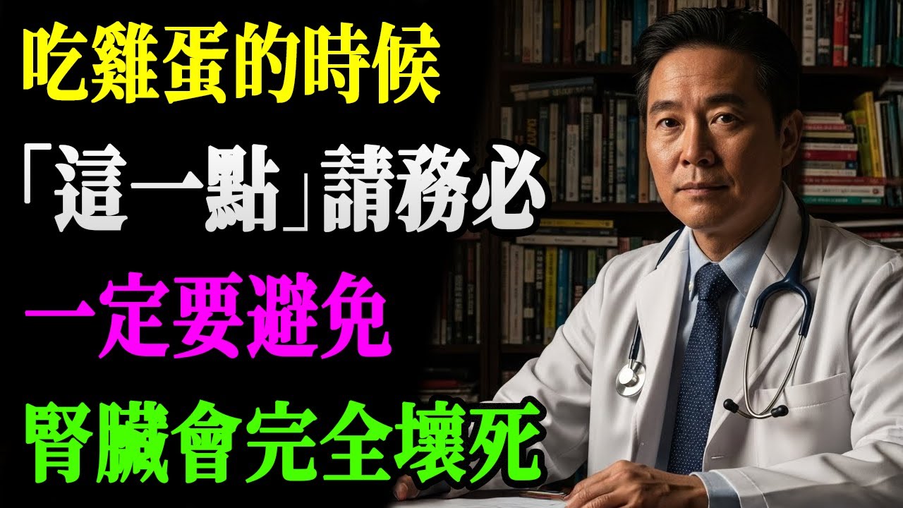 🚨水煮蛋 + 这个一起吃肾脏直接废了！相克TOP3大曝光 | 血管硬化直奔透析的终极杀手 | 60岁老人必看救命真相 | 肾脏保护食物全公开