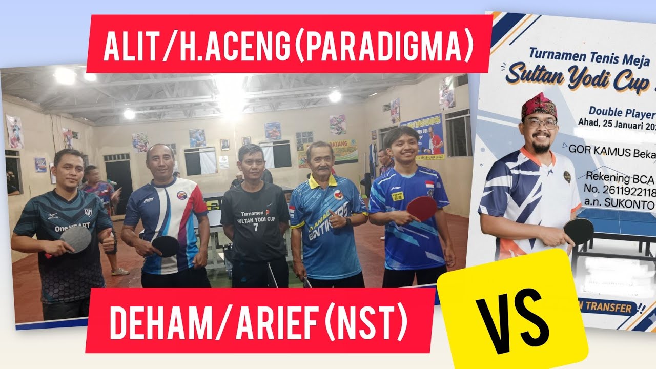 KERAS DI POOL‼️SULTAN YODI CUP 7‼️ALIT/H. ACENG (PARADIGMA) 🆚 DEHAM/ARIEF (NST) 