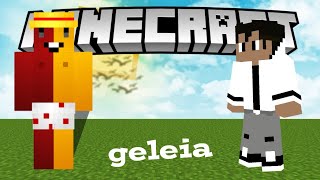 Construção do r Geleia no Minecraft @geleiaplays @geleia.plays