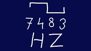 7483 hz square