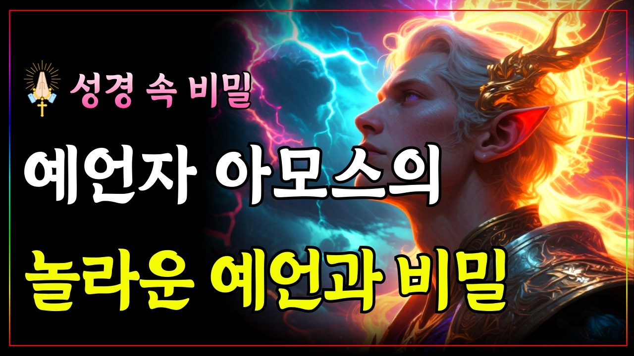 예언자 아모스가 본 충격적인 예언, 그 숨겨진 비밀이 드러나다ㅣ성경 핵심 말씀ㅣ말씀 묵상