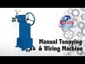 Manual tennying  wiring machine grooving  lh10