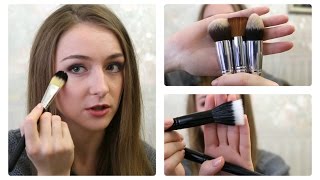 Кисти для нанесения тонального крема | My foundation brushes(Делюсь мнением о своих любимых типах кистей и спонжиков для нанесения тональных кремов и прочих видов подо..., 2015-10-30T06:10:06.000Z)