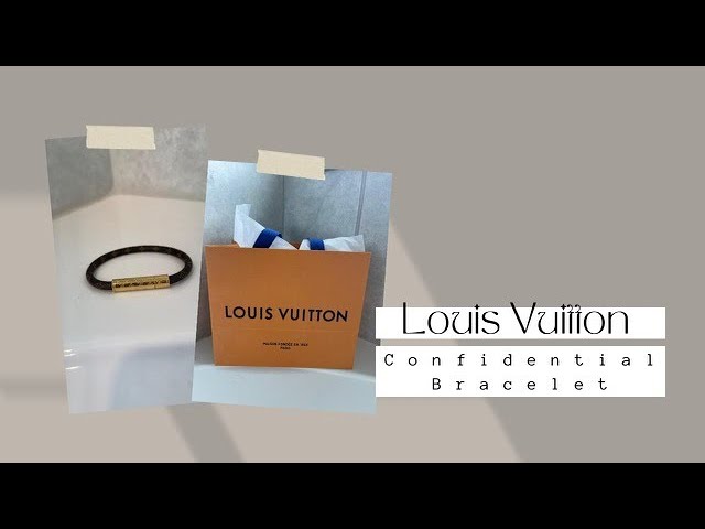 Louis Vuitton M6442E BC LV Tribute Monogram Bracelet 19 Made in