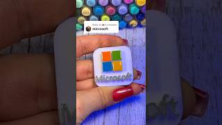 MICROSOFT Logo Printed &amp; Painted #logo #logodesign