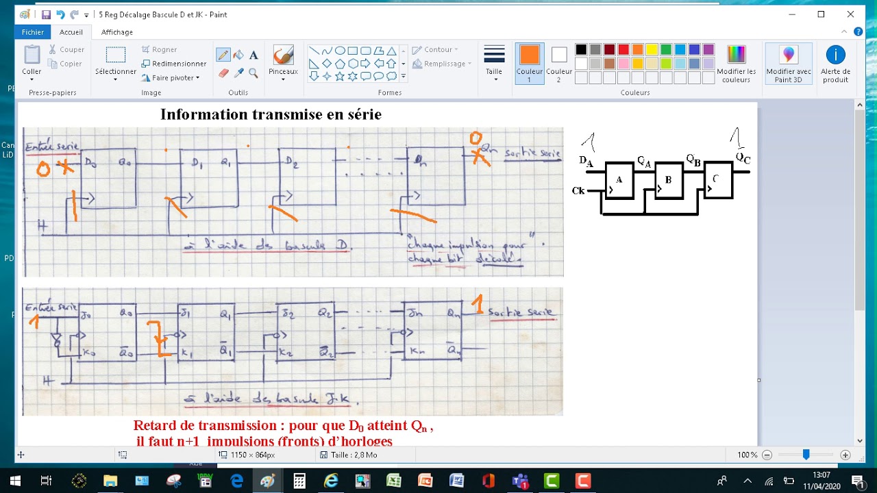 Registre Mémore Décalage