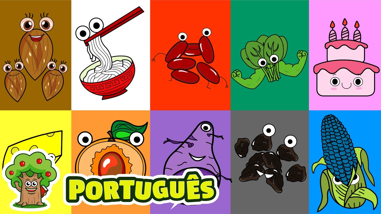 Comidas, Cores E Mais Canções Para Crianças | English Tree Brasil