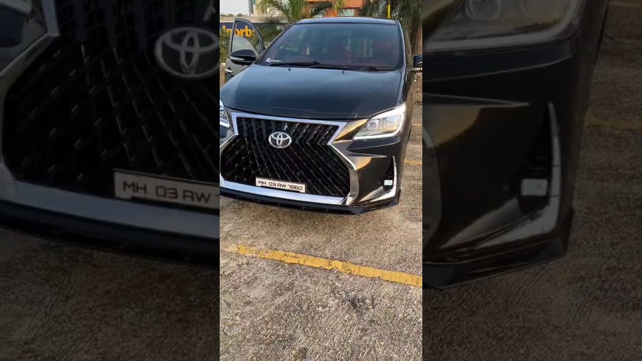 old Innova converted to Lexus body kit with 360° camera interior luxurious modified