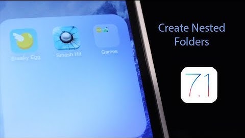 Create Nested Folders on iOS 7.1