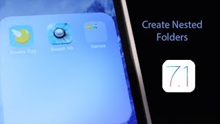 Create Nested Folders on iOS 7.1