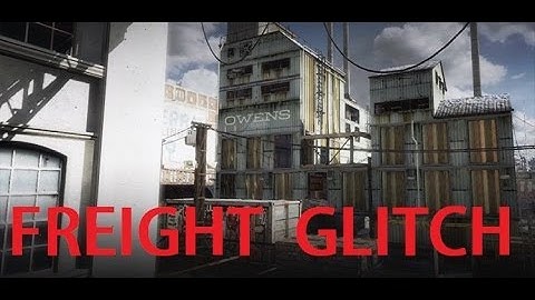 FREIGHT GLITCH on COD Ghosts ! (Going under the map)
