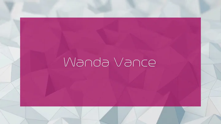 Wanda Vance - appearance