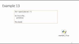 Python Programming Tutorial -23- Files and IO