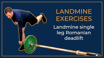 Romanian Deadlift- How to perform the landmine single-leg RDL