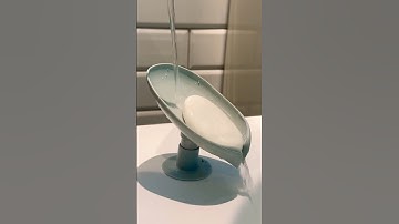 Incredible self draining soap dish holder for bathroom accessories 🧼 #gadgets #cleaning #home #temu