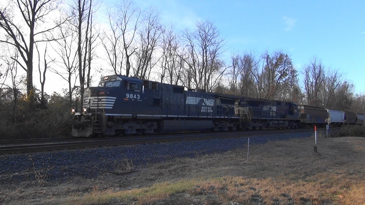 Empty Grain Train NS 41N EB on the NS Lurgan Branch