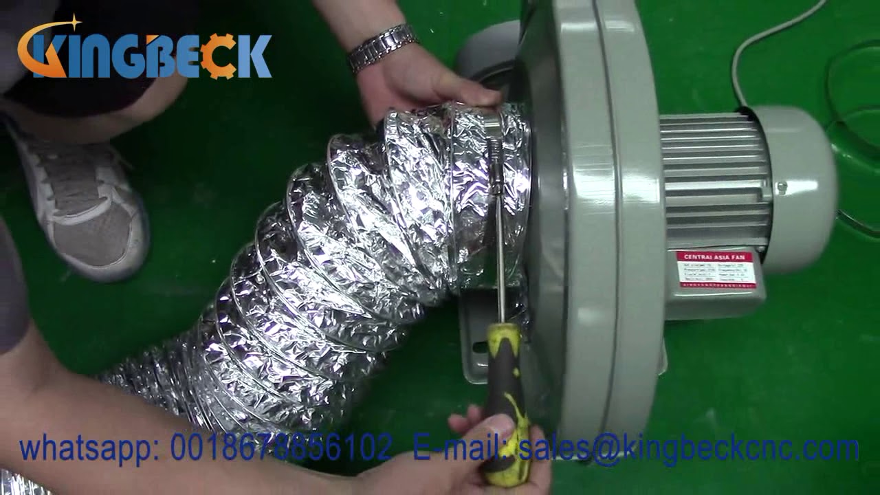 how to install air exhaust fan of fabric laser cutting machine YouTube
