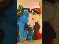 Radha Krishna ❤️ #postercolour #shortvideo #share #painting #students work