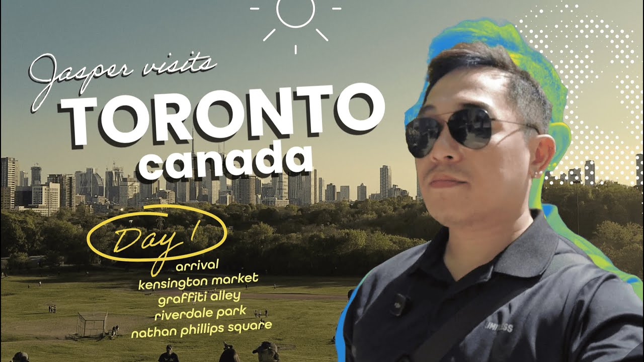 TORONTO, CANADA | Day 1 Vlog - Market, Murals, and Skyline Moments [FILIPINO SOLO TRAVEL]