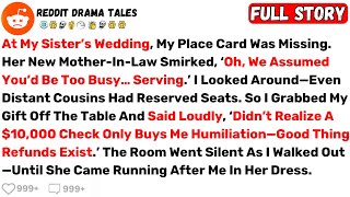 At My Sister’s Wedding, My Place Card Was Missing. Her New Mother-in-Law... - Best Reddit Stories
