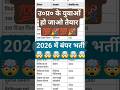 2026 भर्ती कैलेंडर (उ०प्र०) #upjobalert #jobs #calander #upsssc #upsssclekhpalbharti #उत्तरप्रदेश