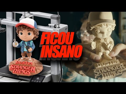Imprimi o DUSTIN de Stranger Things e o Resultado SURPREENDEU
