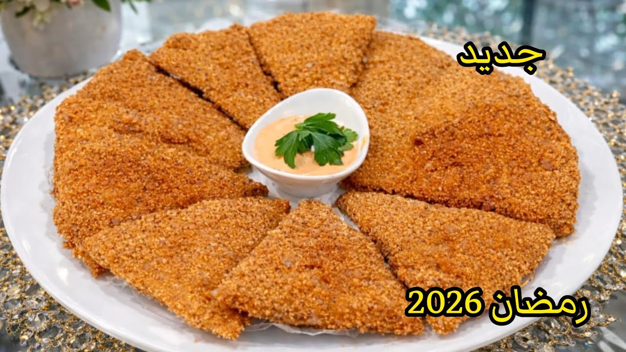 #جديد المملحات  📣 مثلثات التورتيا كريسبي 🤤 غير بربع صدر دجاج ونتي حضرتي أسهل مملحات في العالم 👍