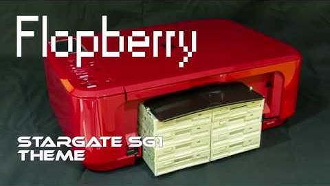 Flopberry: Stargate SG1 Theme on Floppy drives and stepper motors