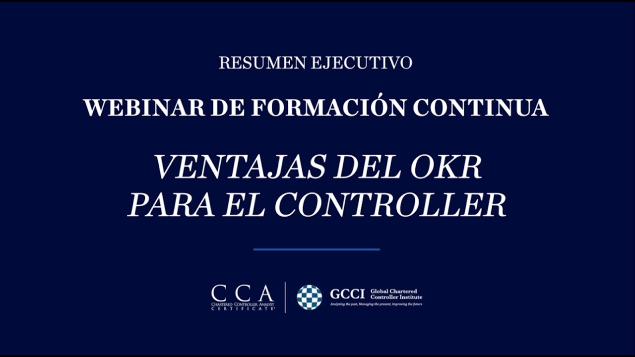 Webinar live | Ventajas del okr para el Controller - YouTube